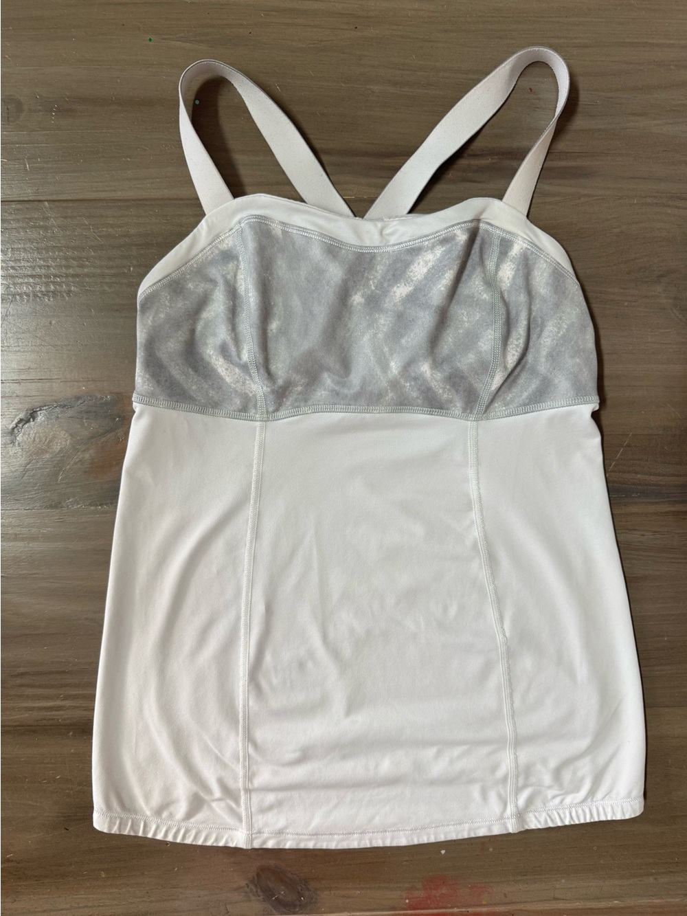Lululemon Catch Me Tank White Blazer Fossil Women’s 6 Criss Cross Straps